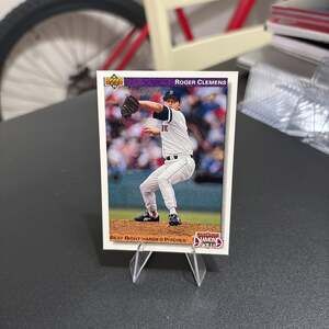 1992 Upper Deck Roger Clemens Diamond Skills Baseball Card #641